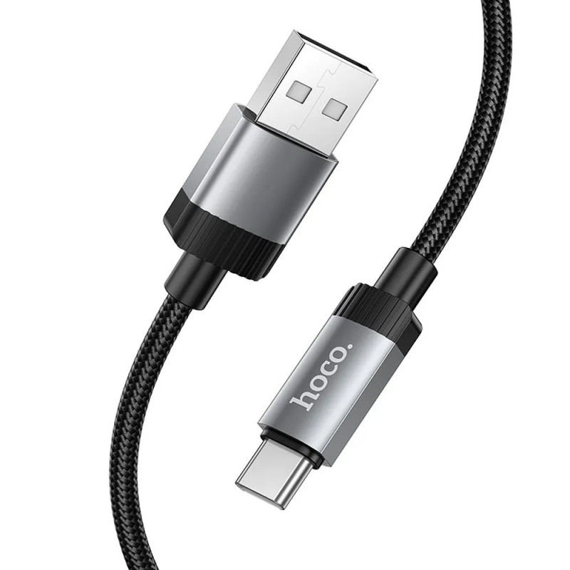 KABAL HOCO USB-A to USB-C 60W, 3A, 1m Black X117