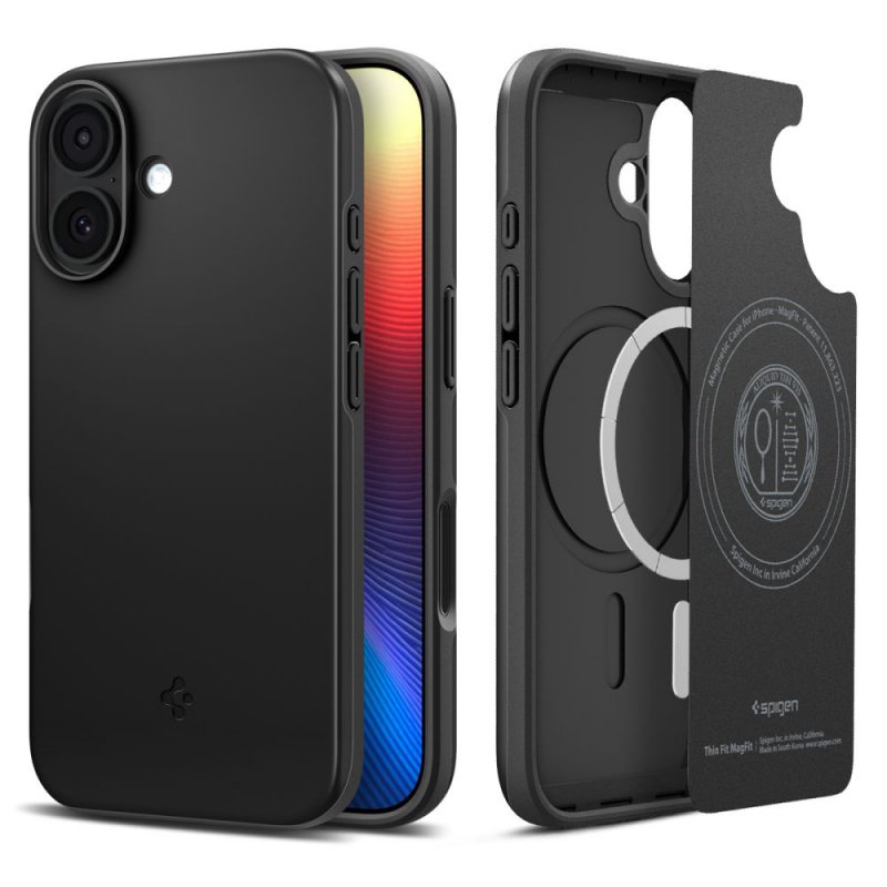 MASKA SPIGEN Thin Fit with MagSafe for Apple iPhone 17, Black