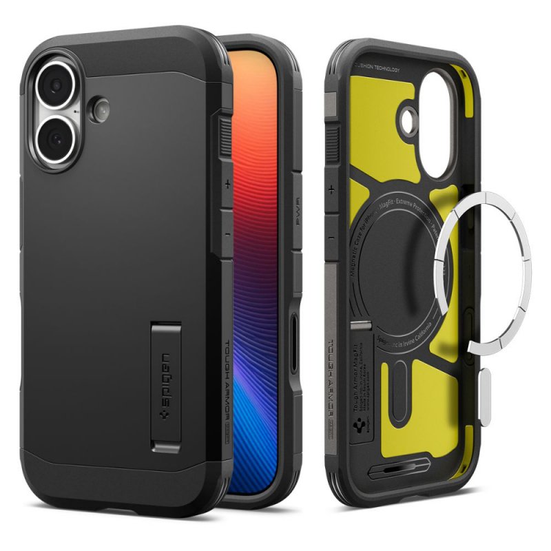 MASKA SPIGEN Tough Armor T with MagSafe for Apple iPhone 17, Black