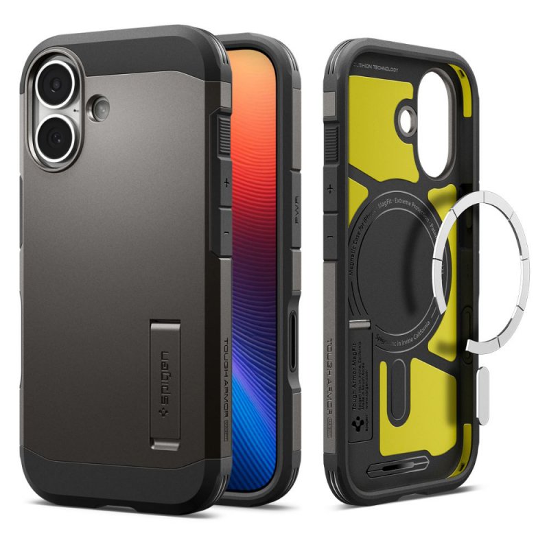 MASKA SPIGEN Tough Armor T with MagSafe for Apple iPhone 17, Gunmetal