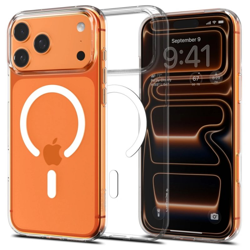 MASKA SPIGEN Liquid Crystal with MagSafe for Apple iPhone 17 Pro, Clear White