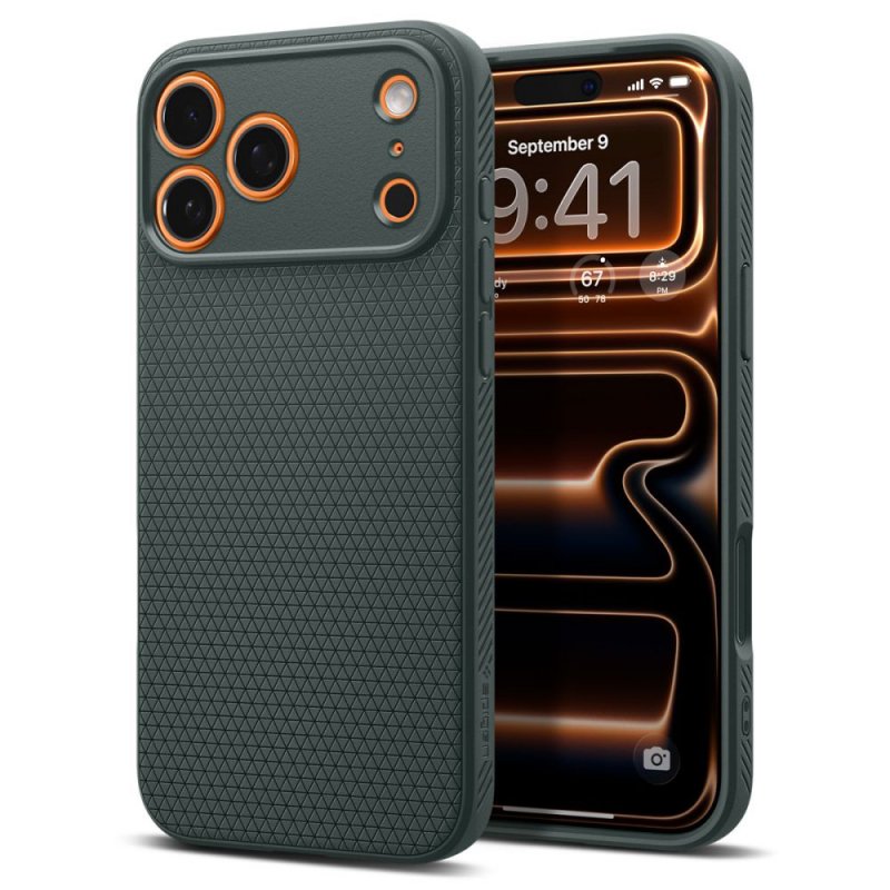 MASKA SPIGEN Liquid Air for Apple iPhone 17 Pro Max, Abyss Green
