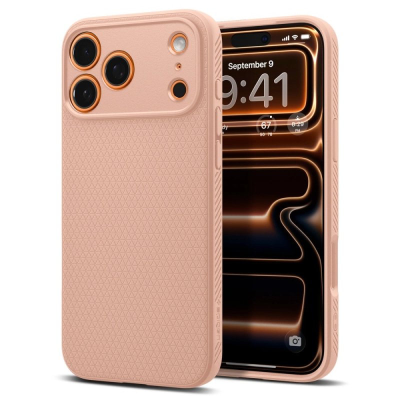 MASKA SPIGEN Liquid Air for Apple iPhone 17 Pro Max, Rose Titanium
