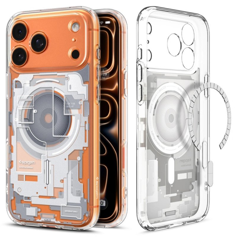 MASKA SPIGEN Ultra Hybrid Zero One with MagSafe for Apple iPhone 17 Pro Max, White