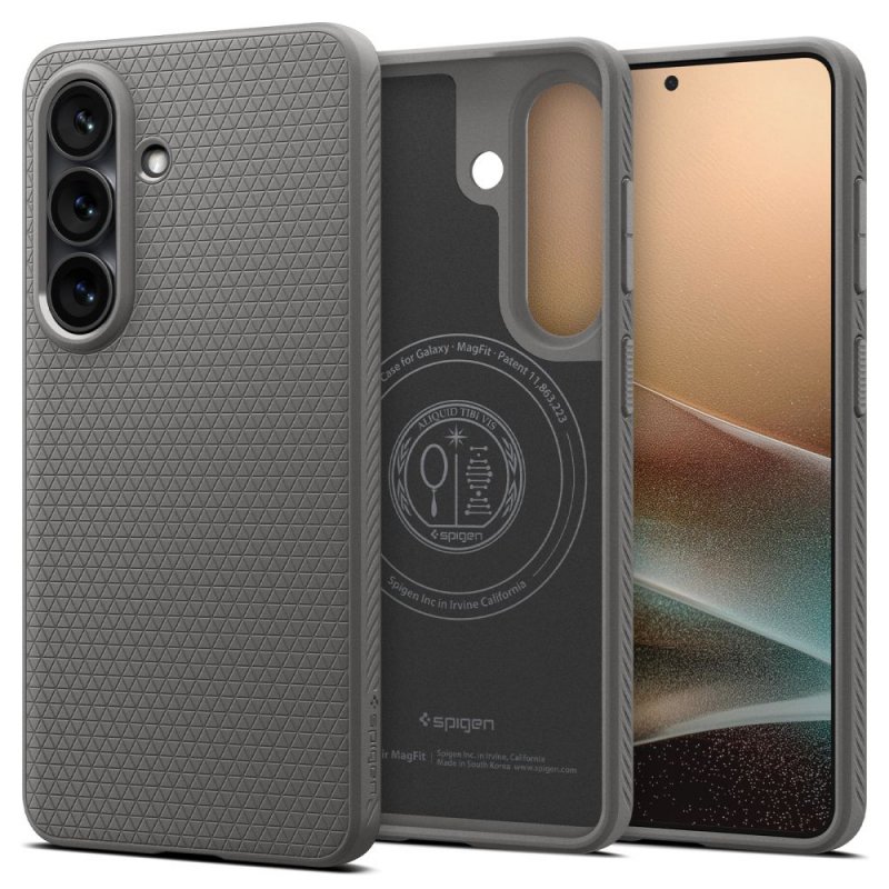 MASKA SPIGEN  Liquid Air with MagSafe for Samsung Galaxy S26 S942, Marble Grey