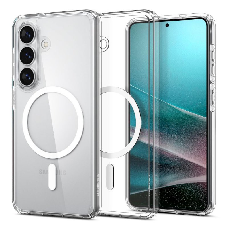 MASKA SPIGEN Ultra Hybrid with MagSafe for Samsung Galaxy S26 S942, Clear White