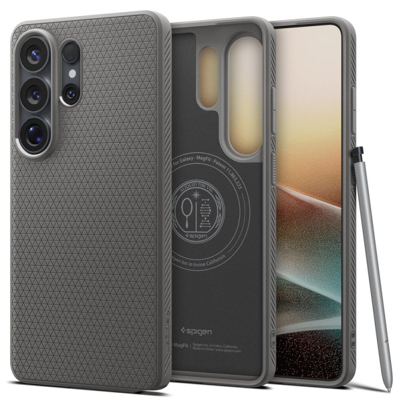 MASKA SPIGEN  Liquid Air with MagSafe for Samsung Galaxy S26 Ultra S948, Marble Grey