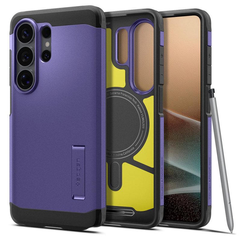 MASKA SPIGEN  Tough Armor with MagSafe for Samsung Galaxy S26 Ultra S948, Ash Violet