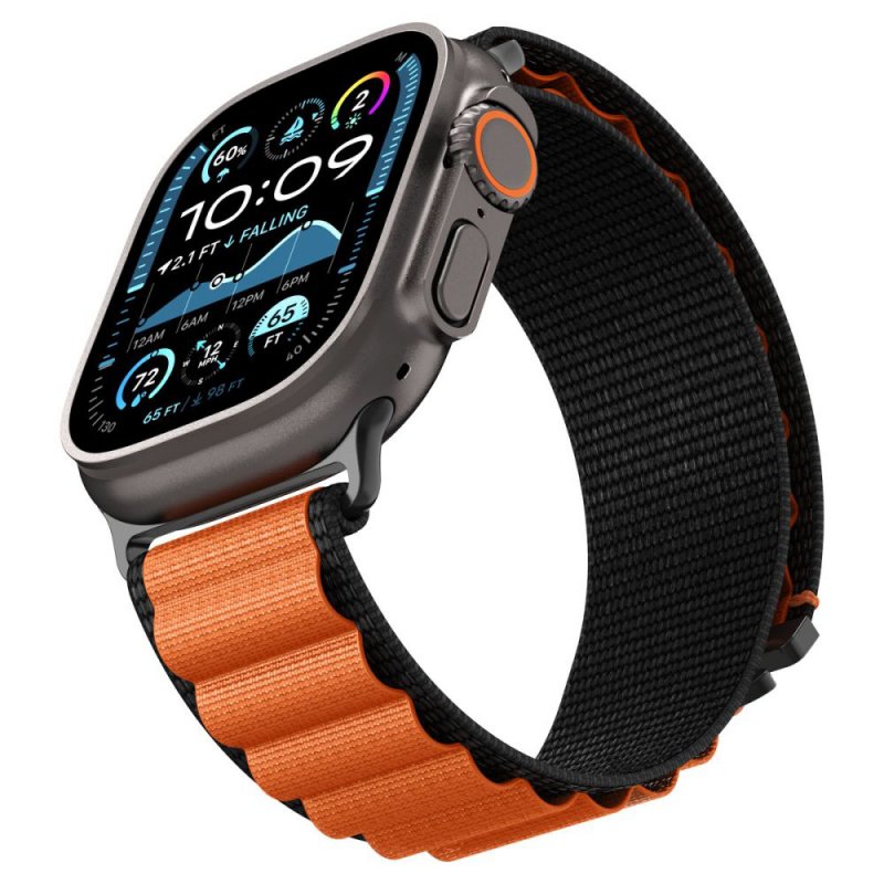 NARUKVICA SPIGEN Apple Watch WBF1 49/46/45/44mm Black Orange