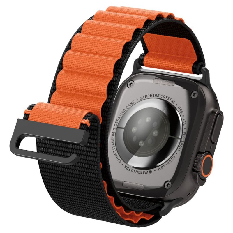 NARUKVICA SPIGEN Apple Watch WBF1 49/46/45/44mm Black Orange
