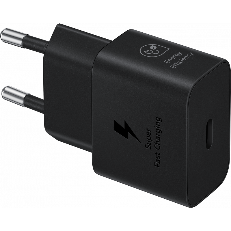 PUNJAČ SAMSUNG 25W, 3A, 1xUSB-C, Black