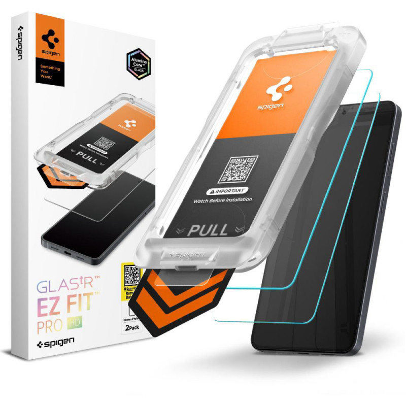 STAKLO SPIGEN SAMSUNG S26 2-Pack, CLEAR EZ FIT PRO